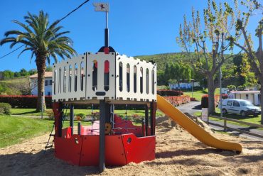 aire de jeux pour enfants- camping Mendi Azpian
